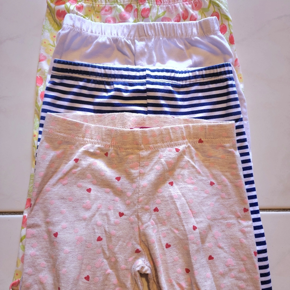Kids leggins set of 4,disney,kids headquarters,size 4T